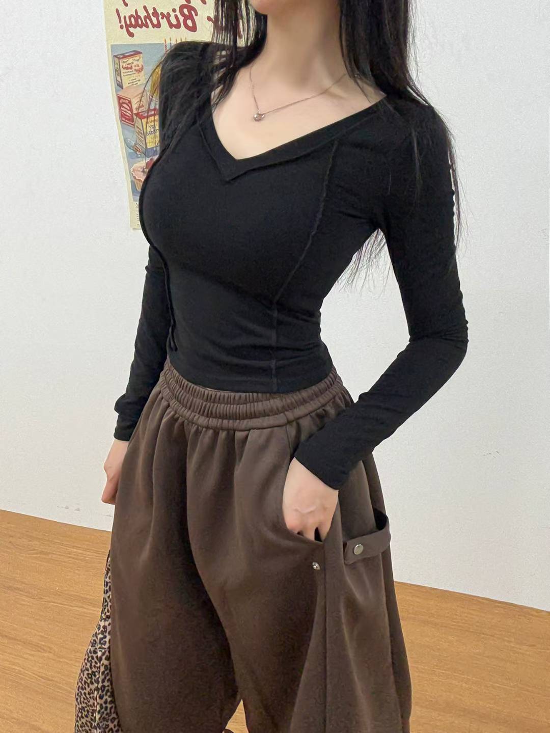 ※預購 明線直紋簡約上衣