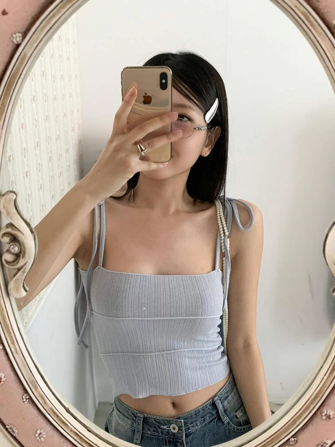 【PRE ORDER】小清新綁帶背心