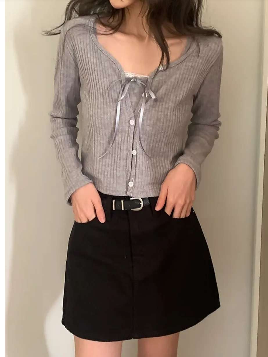 ※預購 絲帶Lace平口set