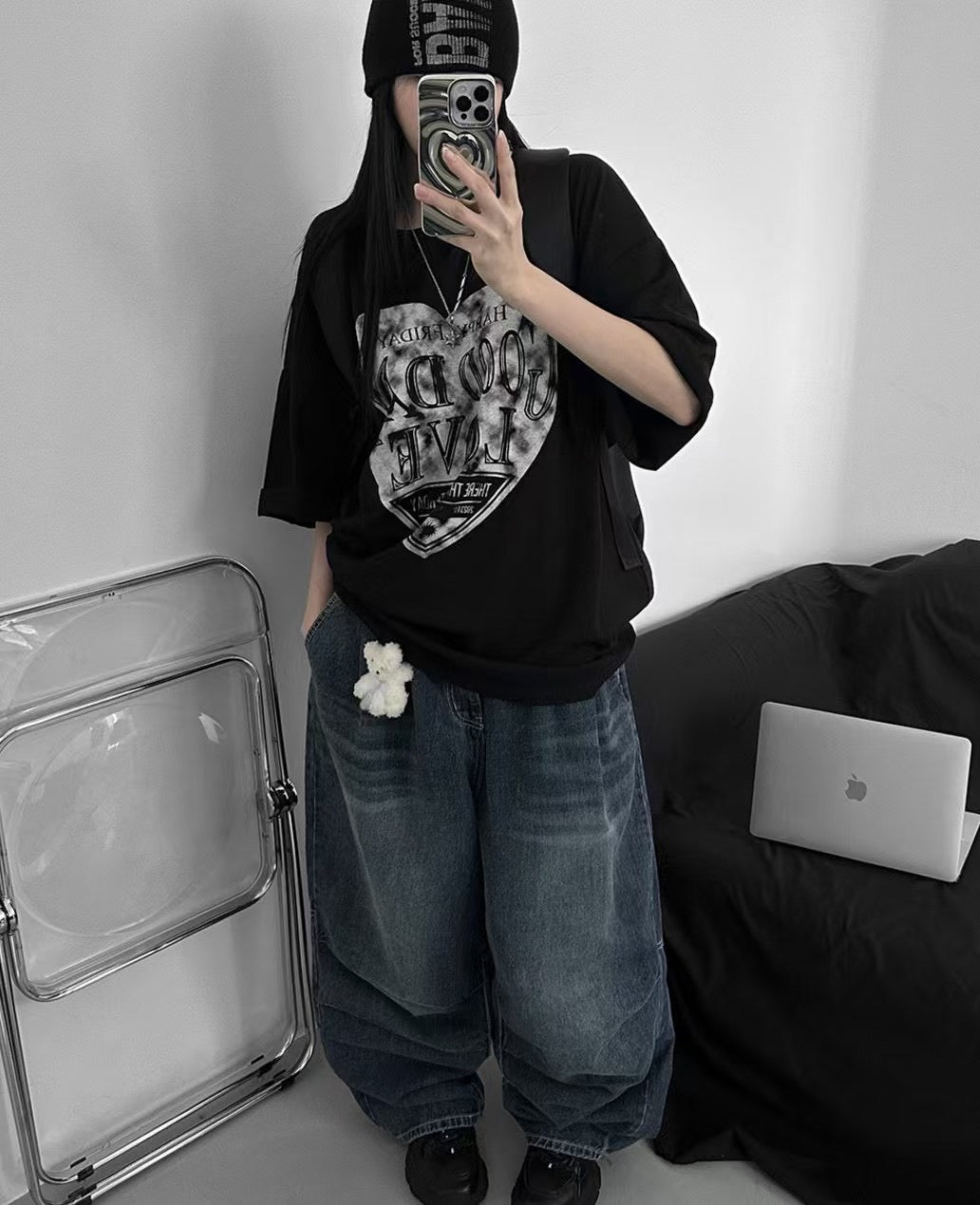 【PRE ORDER】oversized~ 大心心Tee
