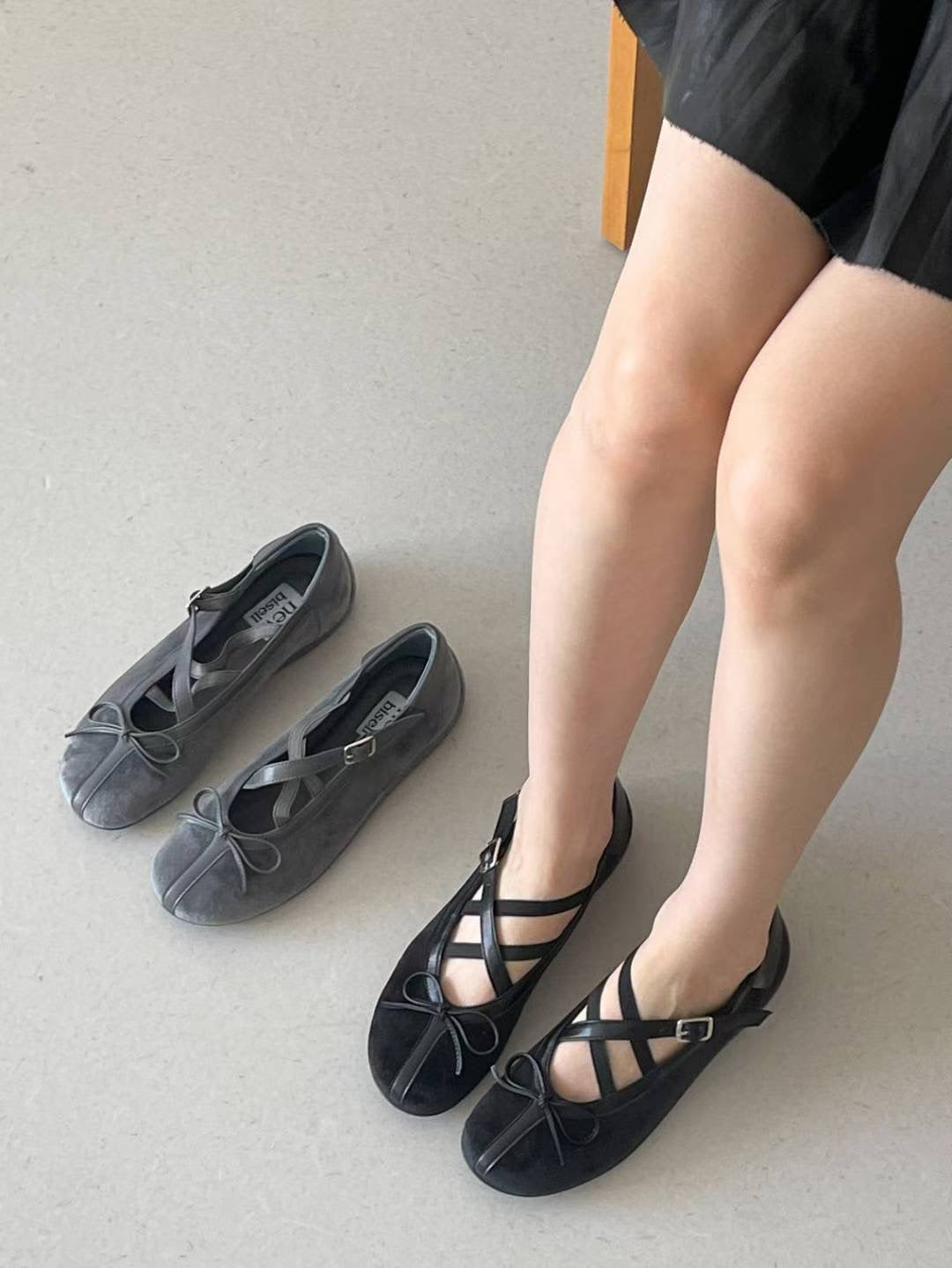 ‹KR 19›韓國大熱 蝴蝶結芭蕾鞋🩰 腳較闊請買大一碼🫶🏻