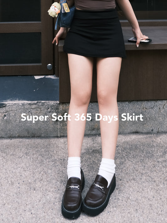 My No.1 Daily Skirt!! 直身超舒適棉質百搭短裙