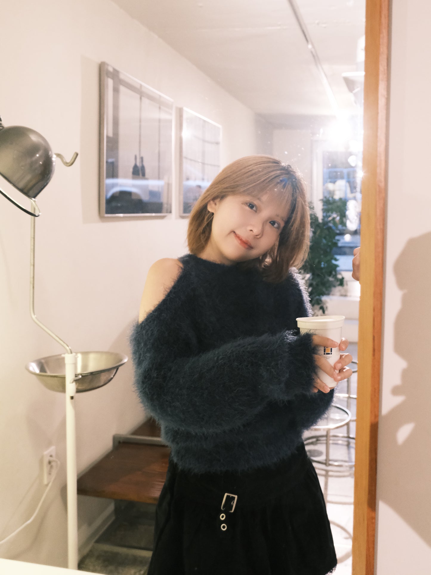 【 秋冬comeback 】馬海毛迷必入!超美露單肩馬海毛上衣