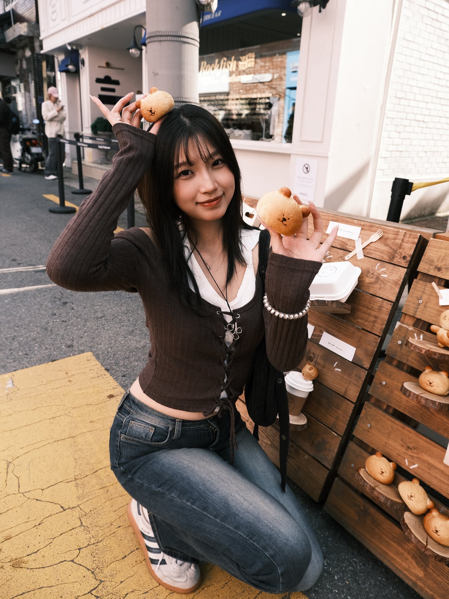 ‹KR 19› Kiukiu愛到傻xd 微彈力顯瘦喇叭褲