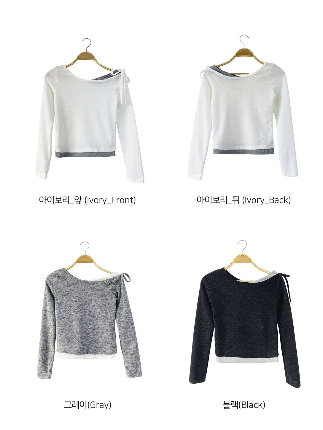 ※預購 拼布單肩Top