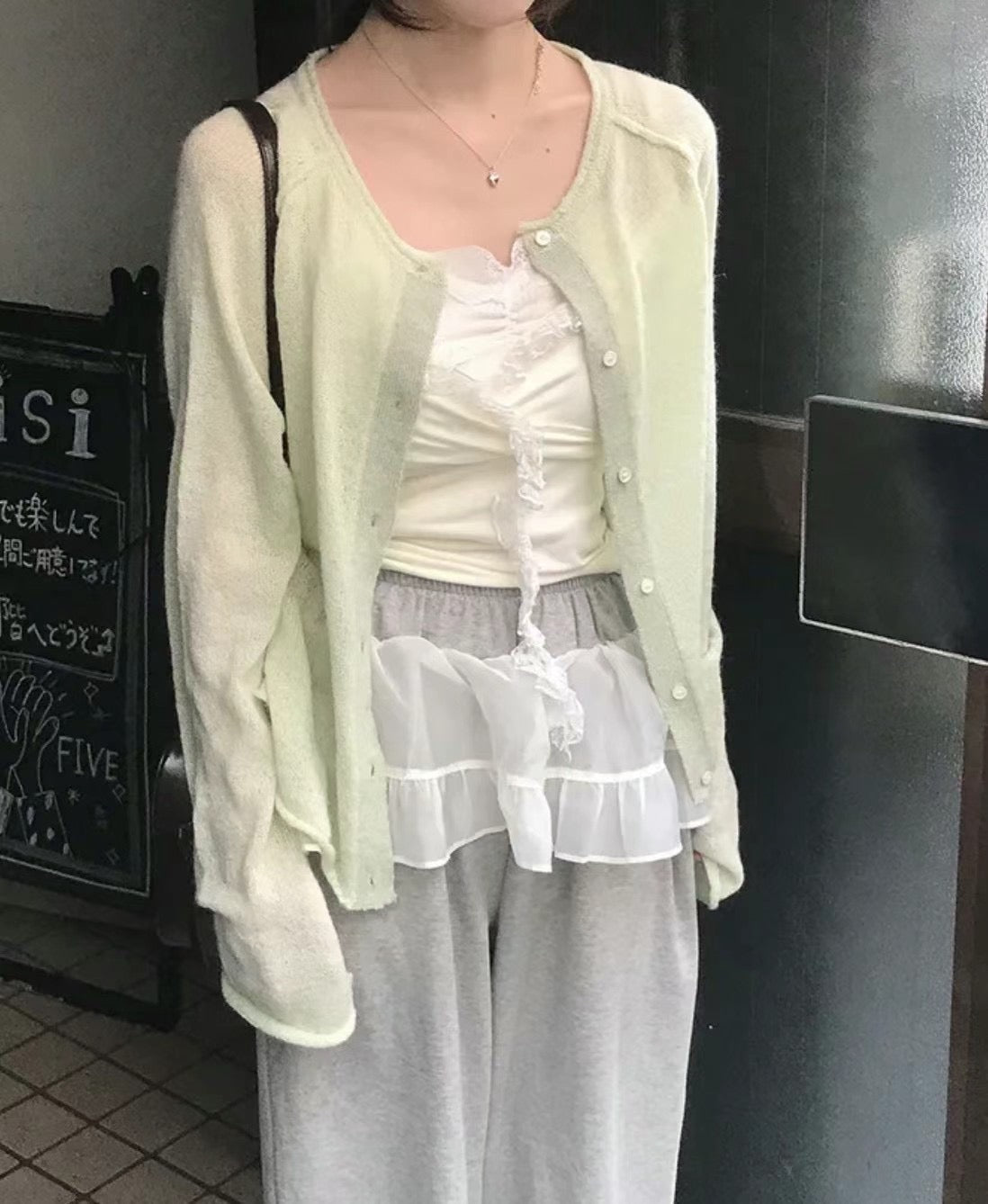 【PRE ORDER】Lcae邊性感小背心