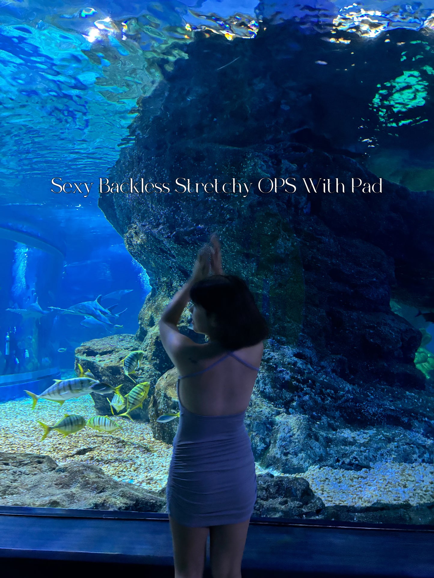 Sexy Backless Stretchy OPS With Pad