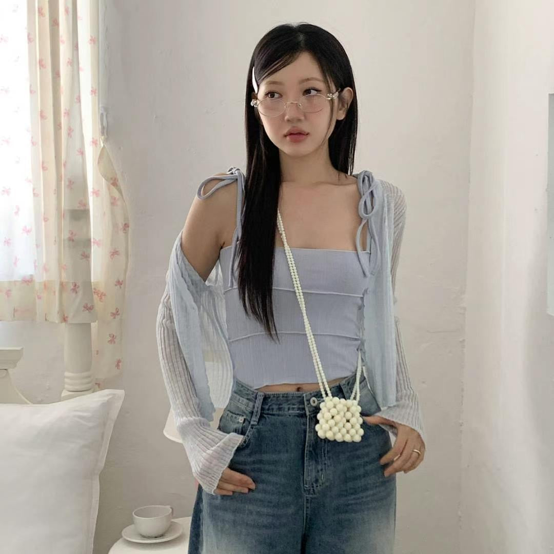 【PRE ORDER】小清新綁帶背心