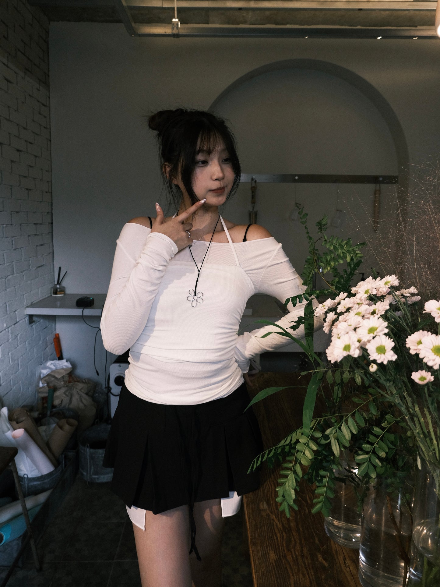 ‹KR 19› 超!軟!彈!世一舒服掛頸雙層上衣