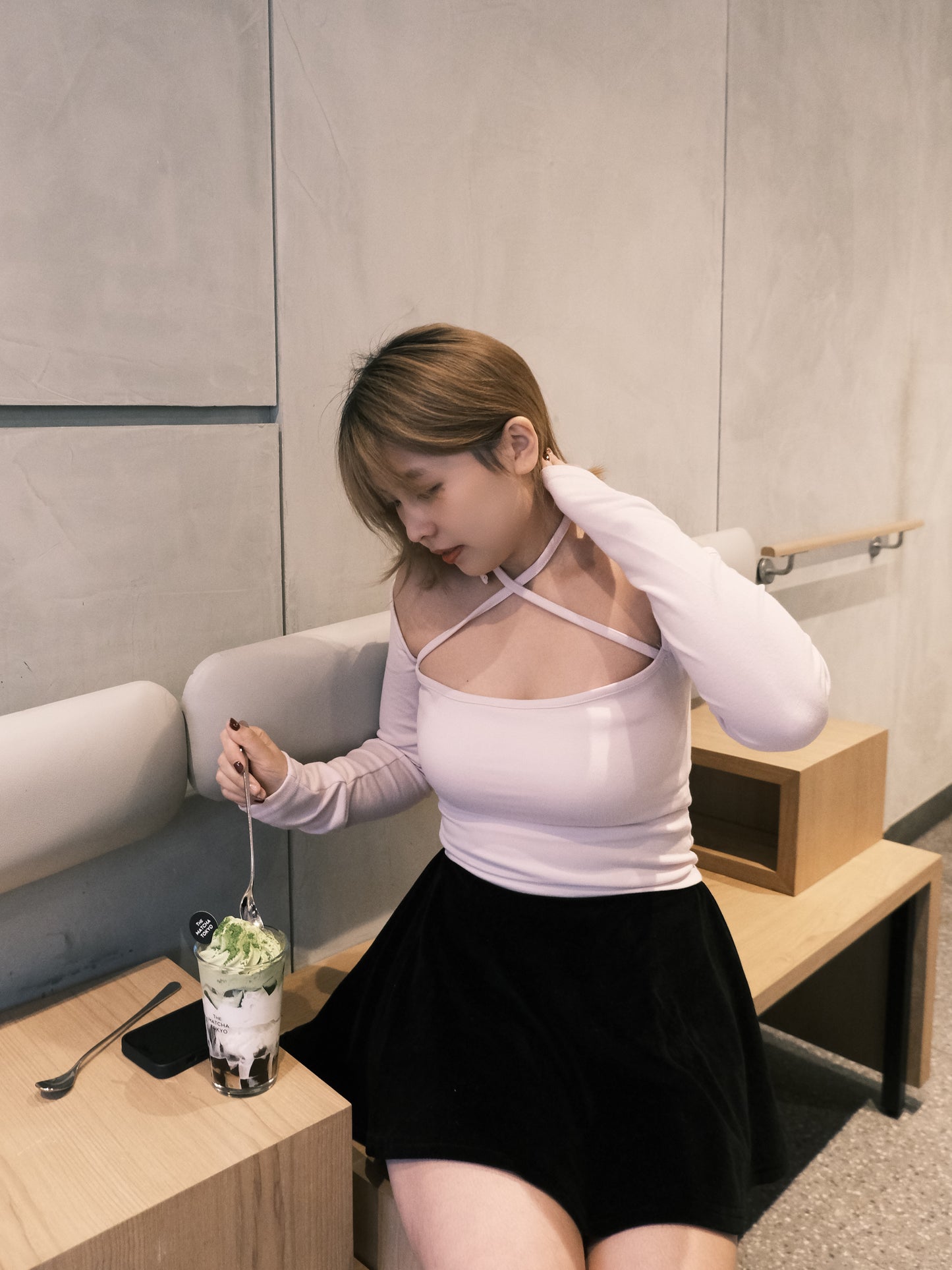 〖情人節系列💌〗Two-Ways 綁帶方領女人味up上衣
