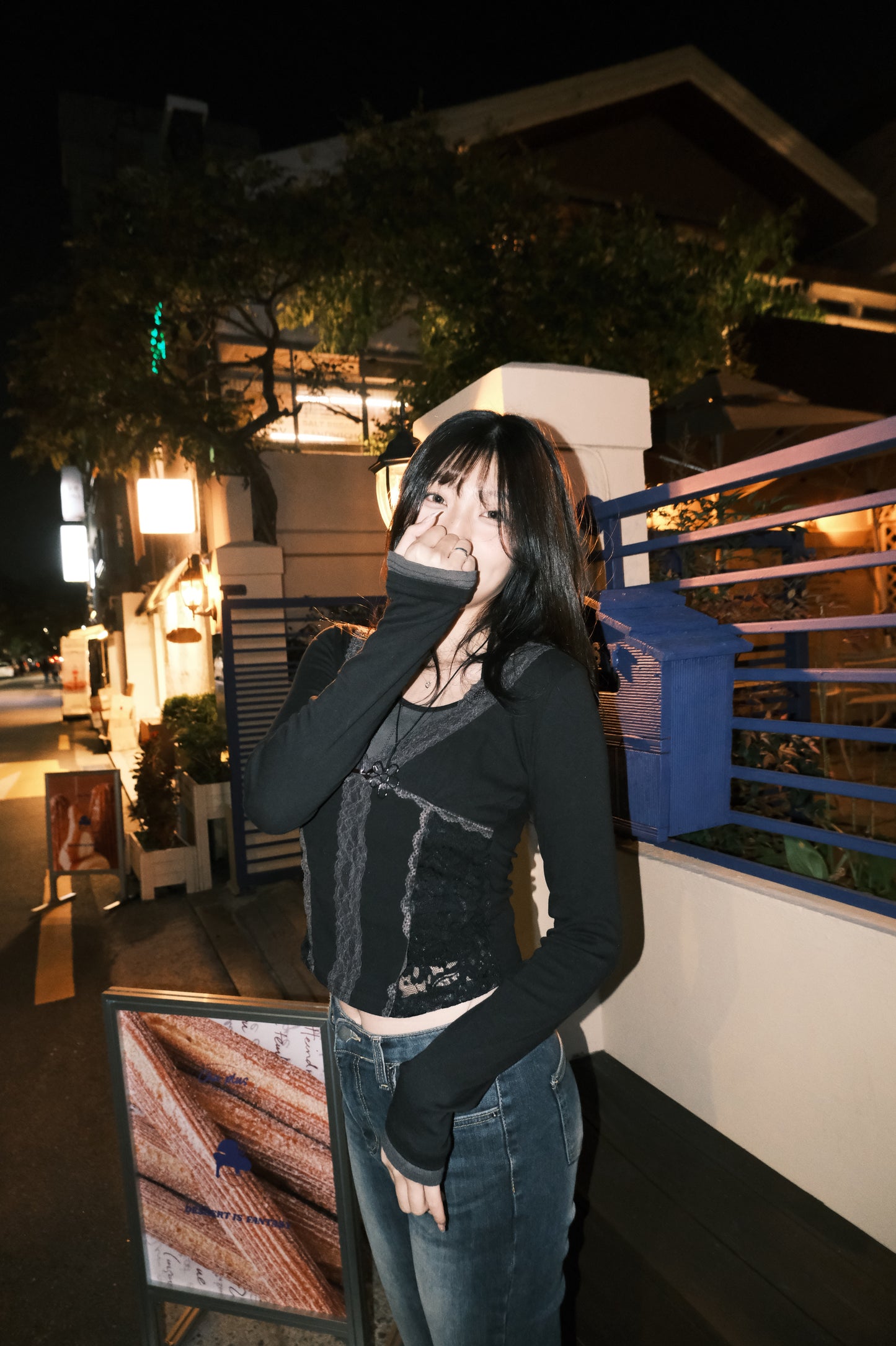 ‹KR 19› 請大家落單😭🙌🏻 微性感甜美蕾絲長袖