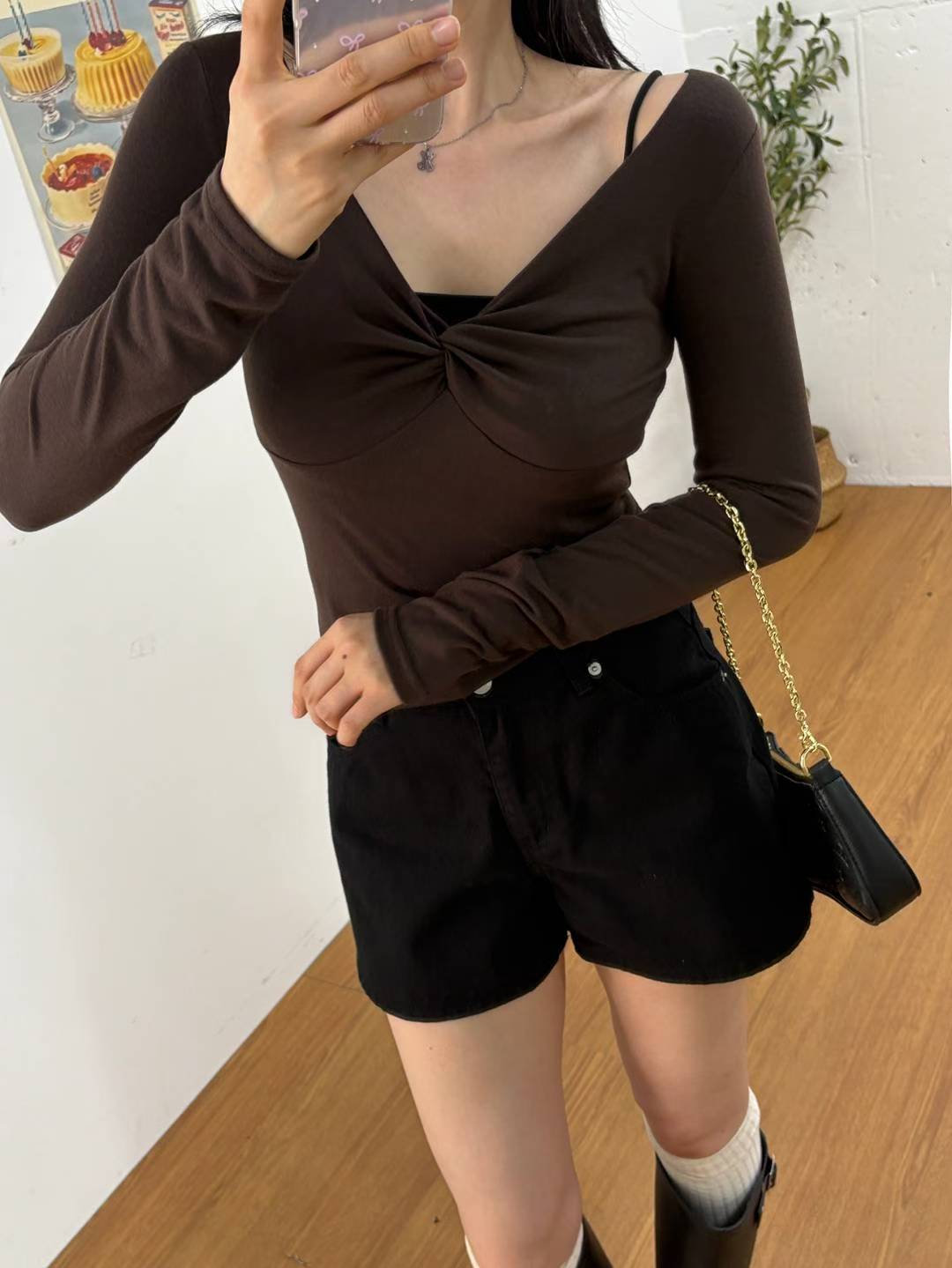 ※預購 低領口兩著性感上衣