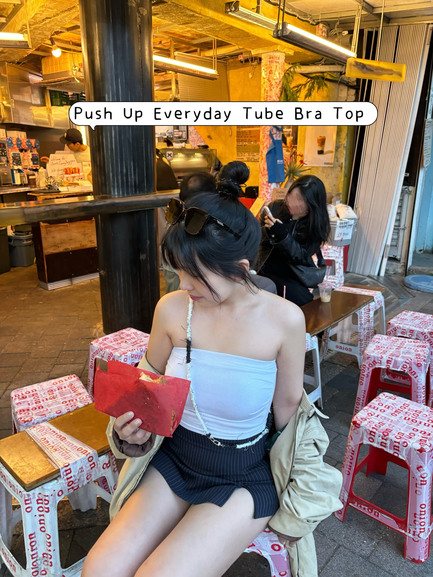 超顯身材!! 小胸友好 超安全無肩帶Tube Bra Top