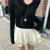 高CP Lace V領上衣