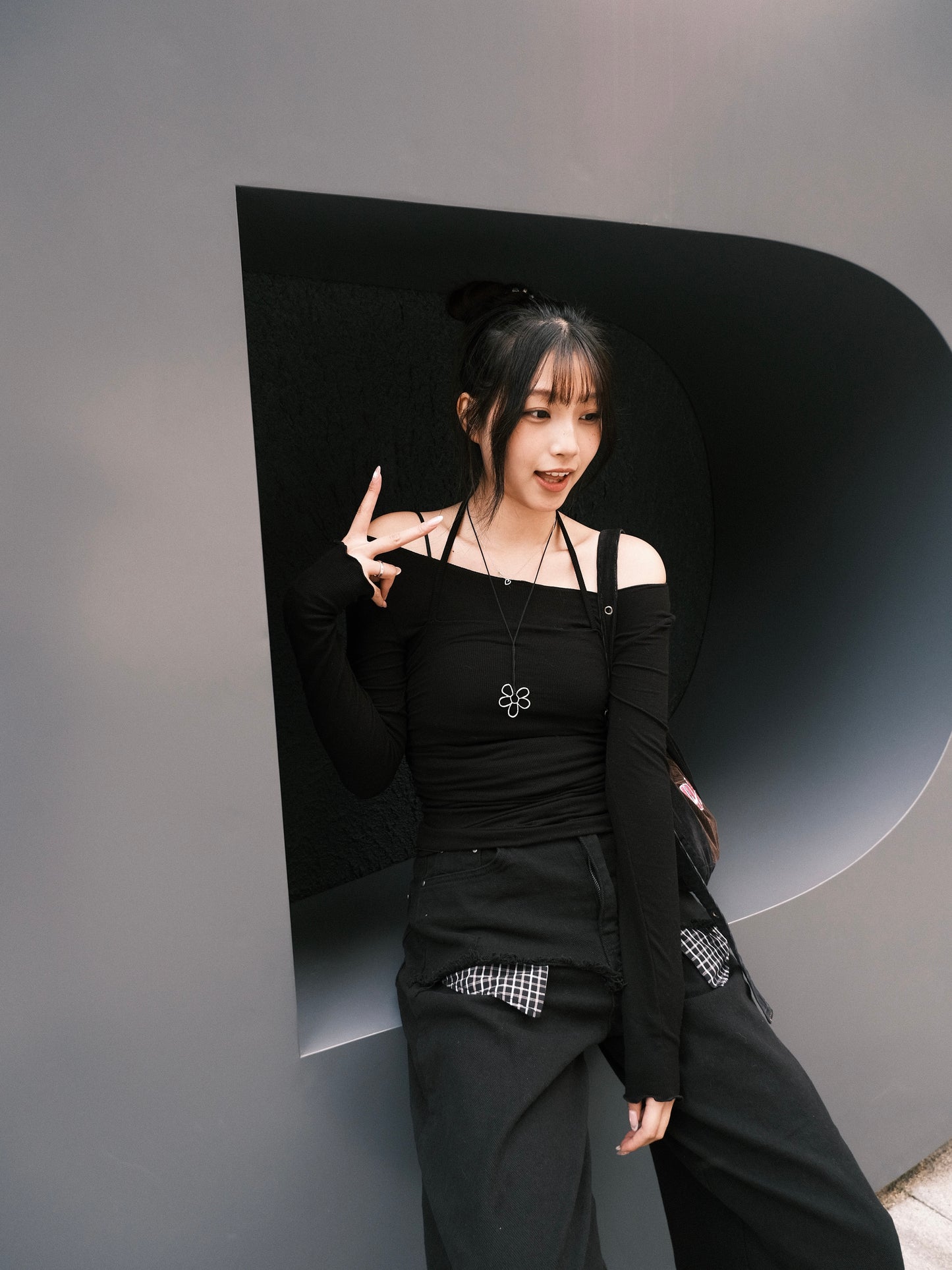 ‹KR 19› 超！軟！彈！世一舒服掛頸雙層上衣