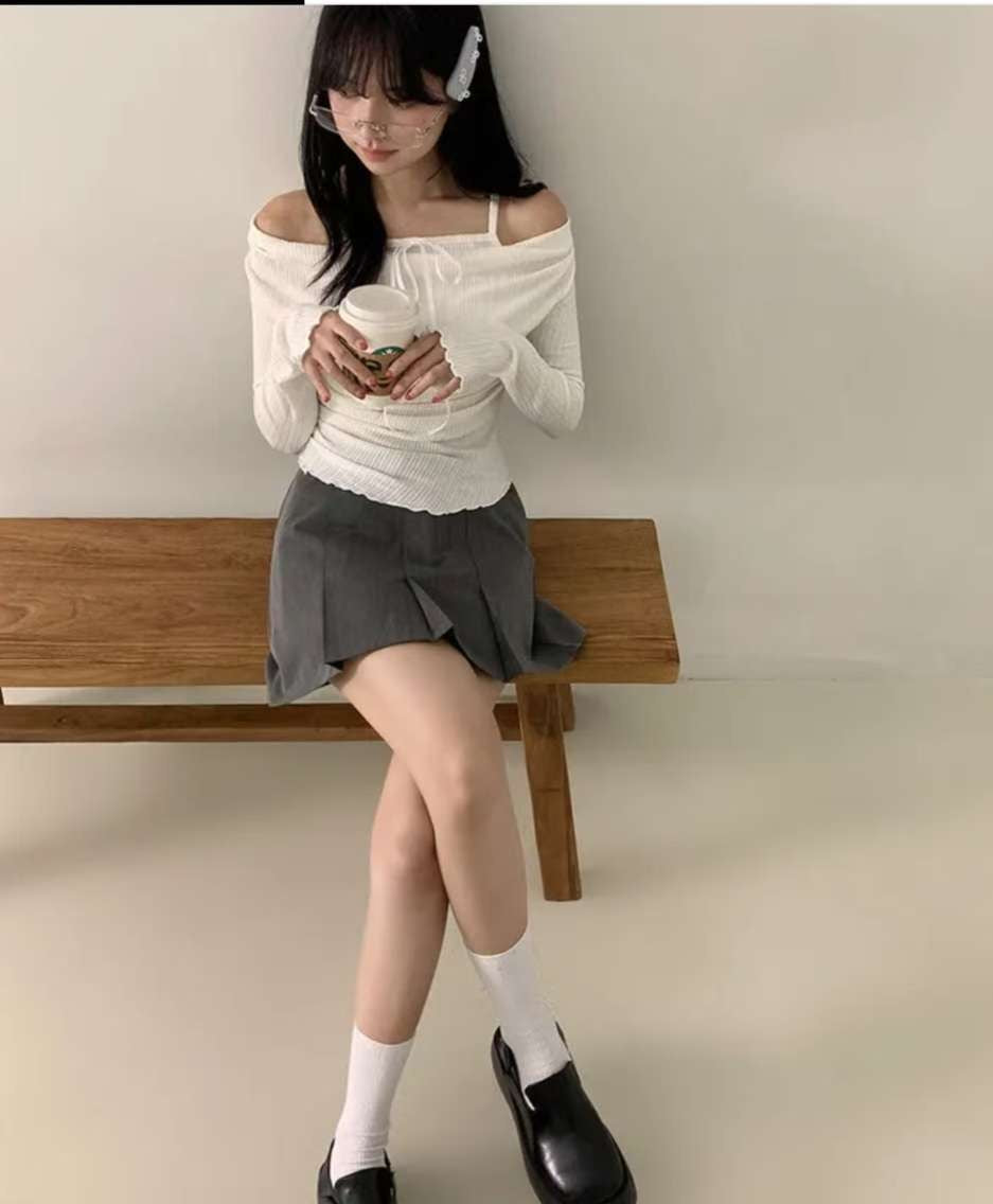 ※預購 女友感up斯文一字膊