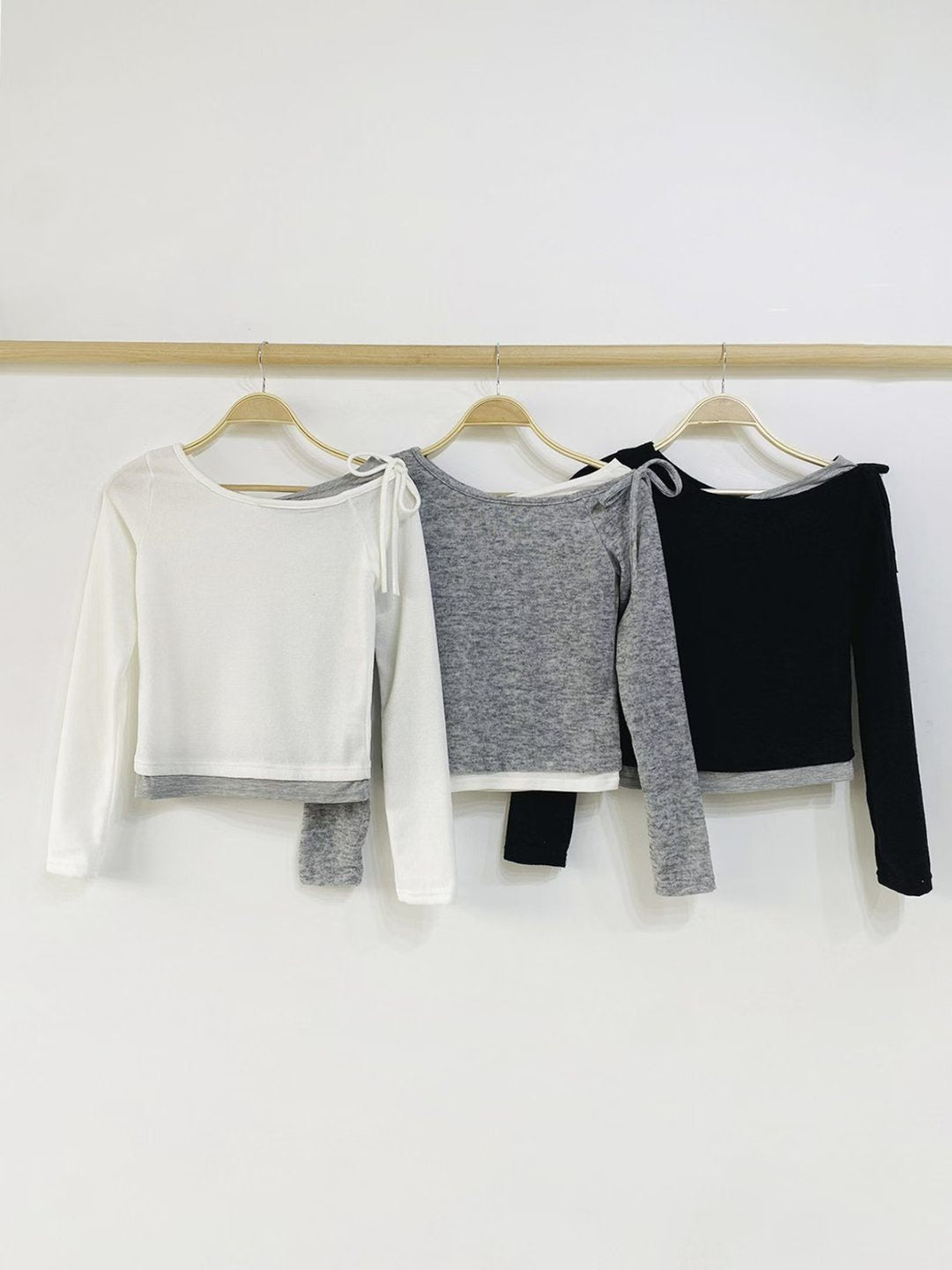 ※預購 拼布單肩Top