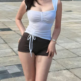 〖暑假團〗兩著性感顯身材低領上衣