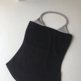 〖慶祝新網站〗拼色辣妹背心 ‹3色入›