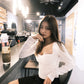 【 秋冬comeback 】 爆炸顯身材!! 心型方領女人味大增上衣
