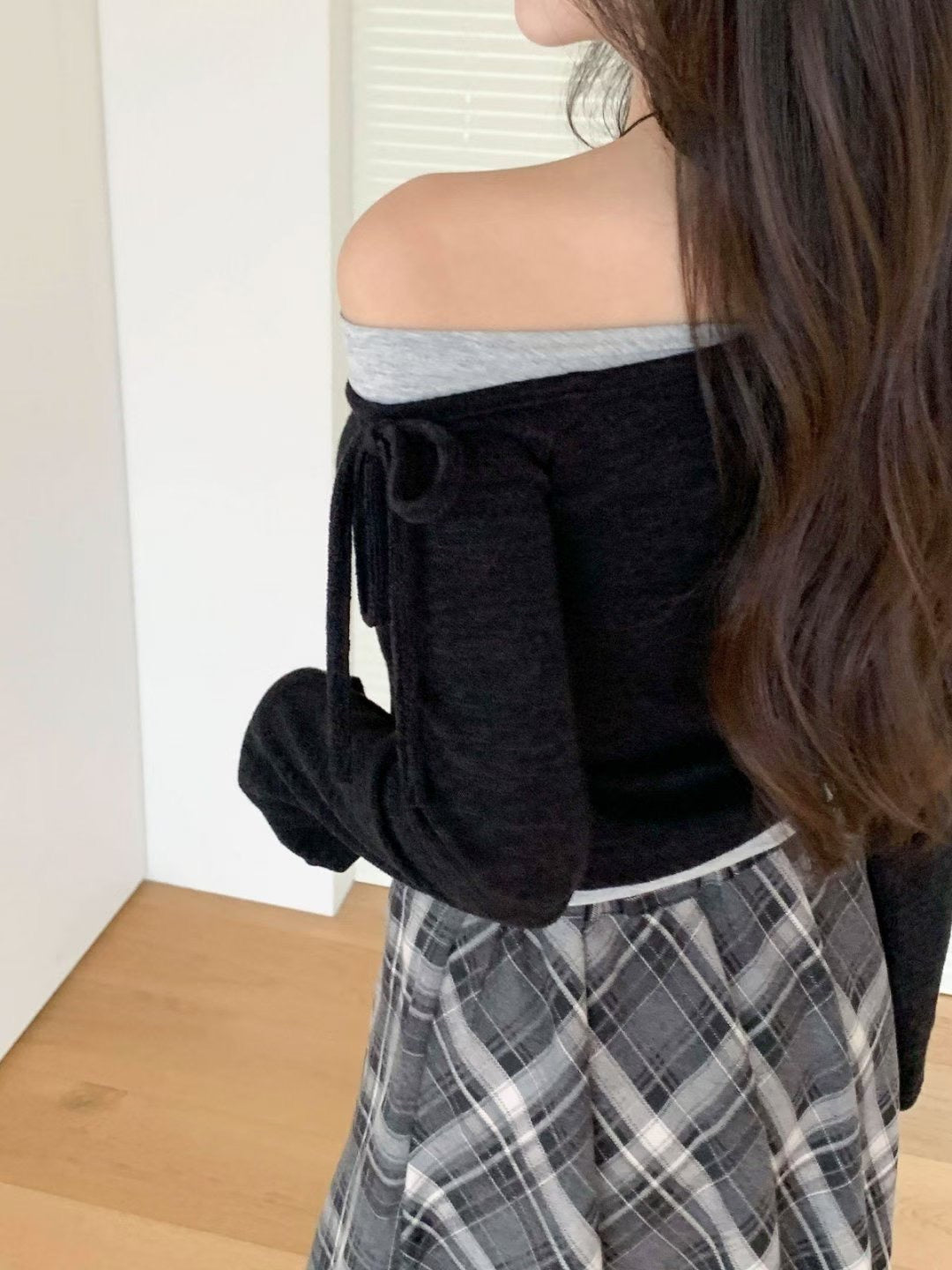 ※預購 拼布單肩Top