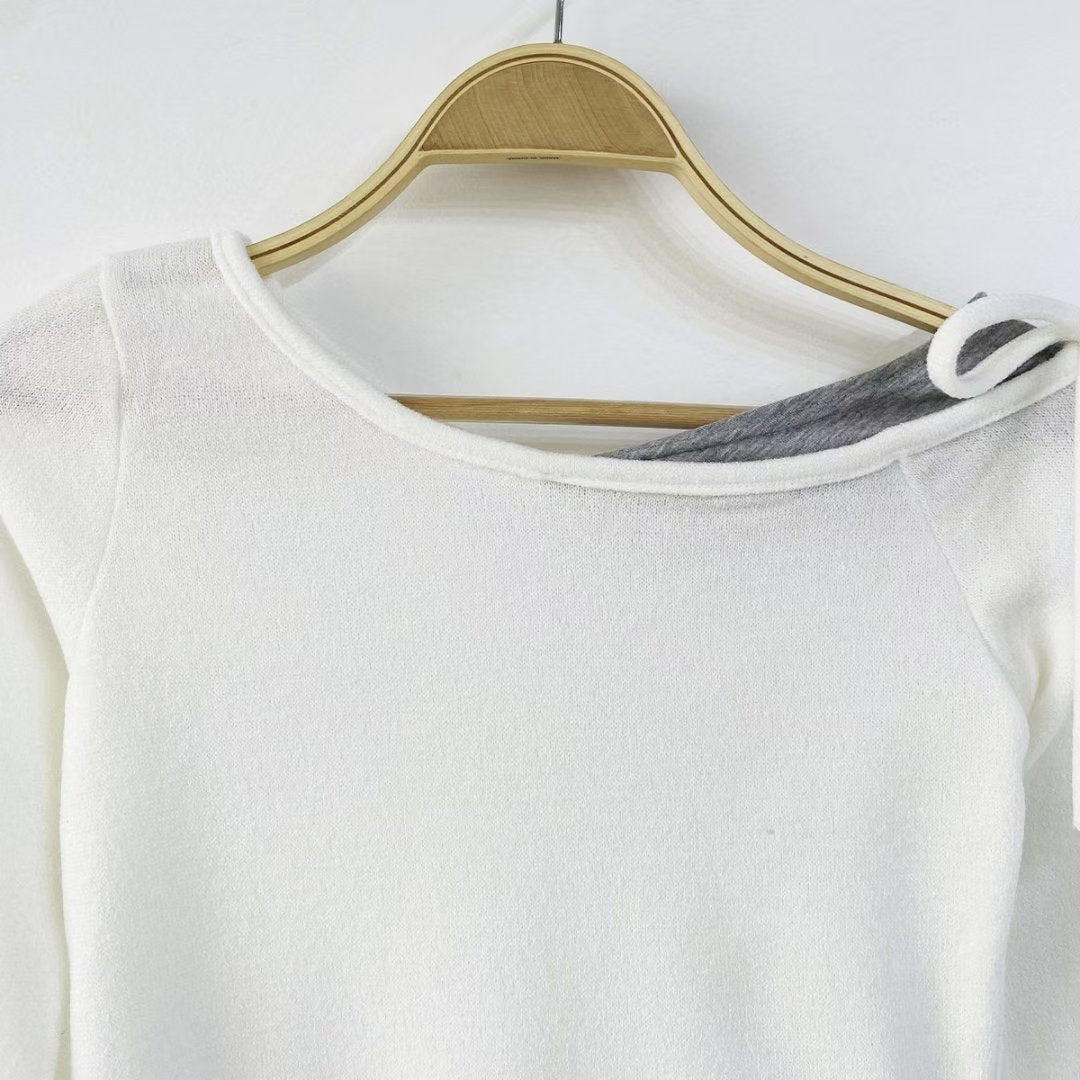 ※預購 拼布單肩Top