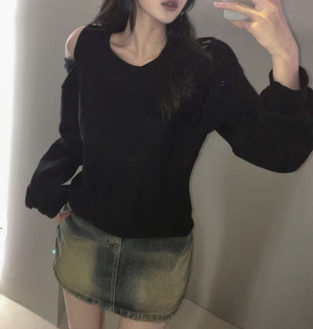 ※預購 露膊oversize 衛衣