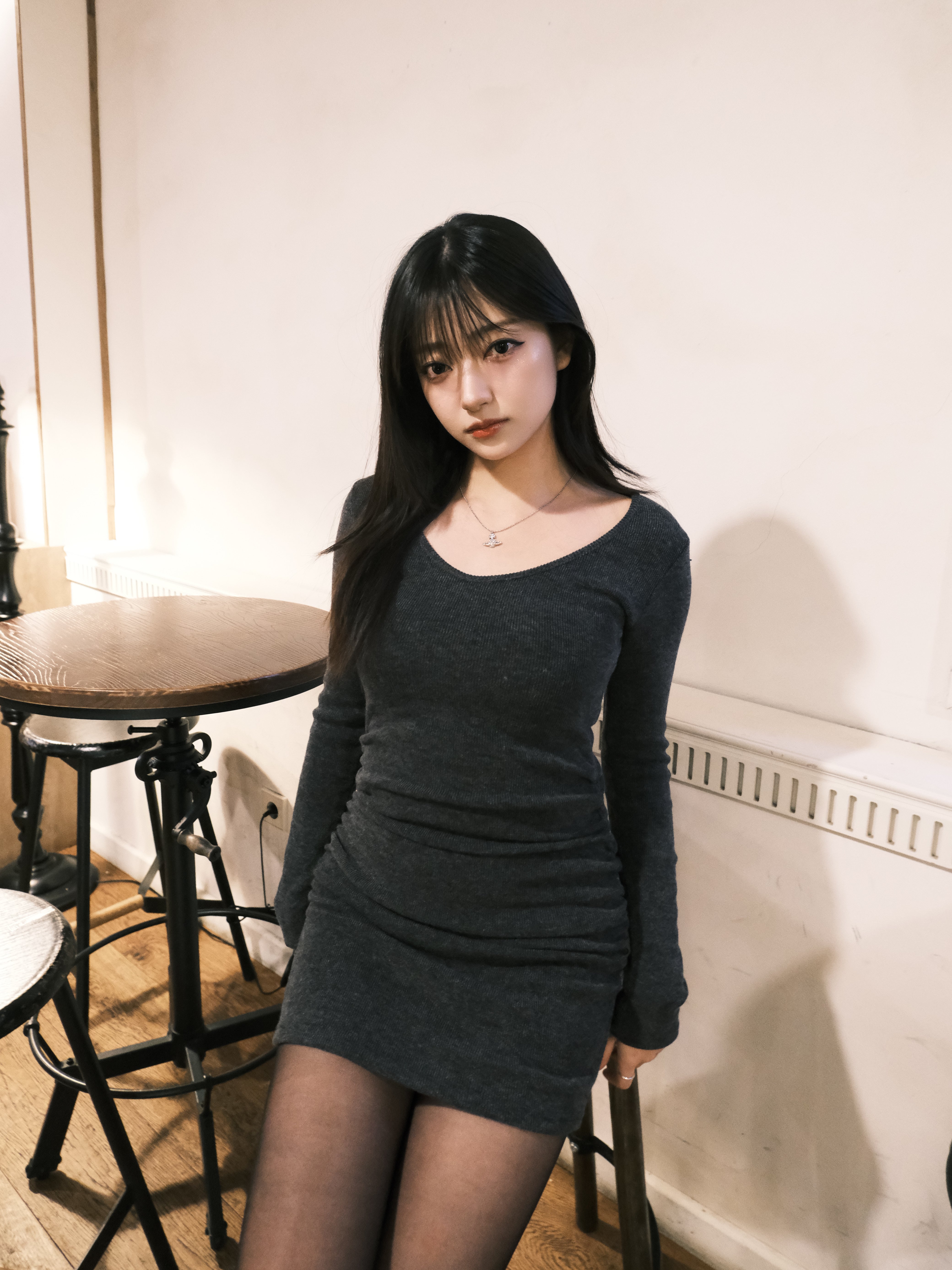 簡約貼身顯瘦厚實日常OPS
