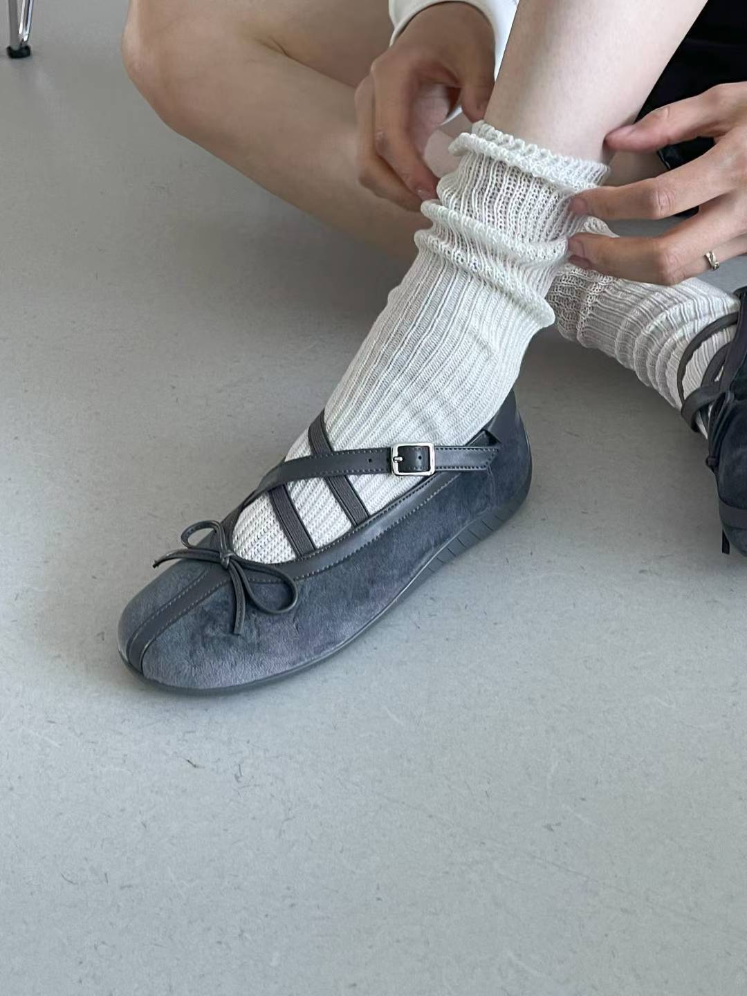 ‹KR 19›韓國大熱 蝴蝶結芭蕾鞋🩰 腳較闊請買大一碼🫶🏻