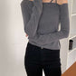 ※預購 銀扣單肩吊帶上衣