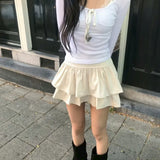 公主領綁帶上衣