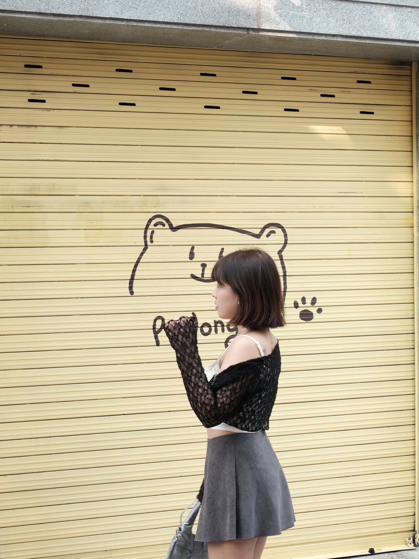 肩帶可調性感可愛泡泡感花邊Bra Top
