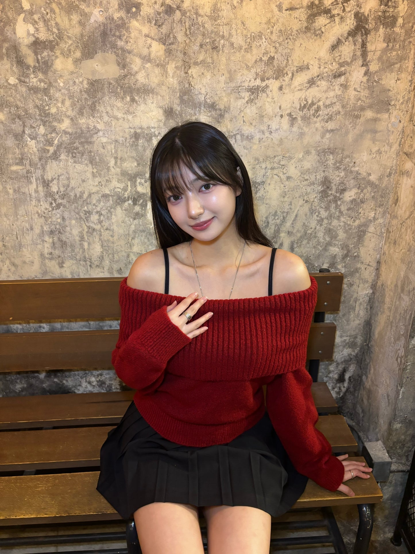 【 Christmas 額外8折🎅🏻🎄】雲朵般柔軟～ 超保暖唔吉肉一字膊上衣