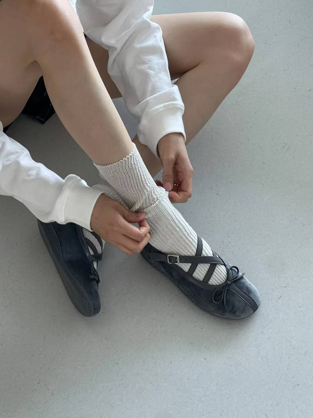 ‹KR 19›韓國大熱 蝴蝶結芭蕾鞋🩰 腳較闊請買大一碼🫶🏻