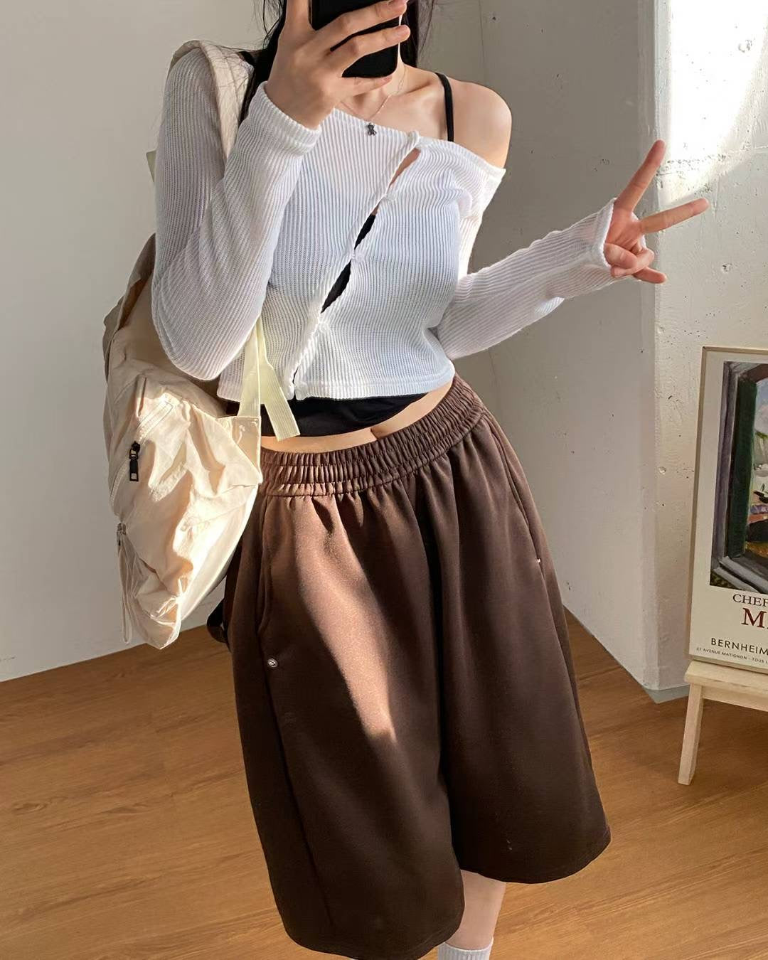 ※預購 自留性感爆扣off shoulder