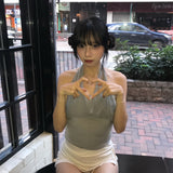 保證版型best!! 透砂掛頸顯身材背心 ‹3色入›