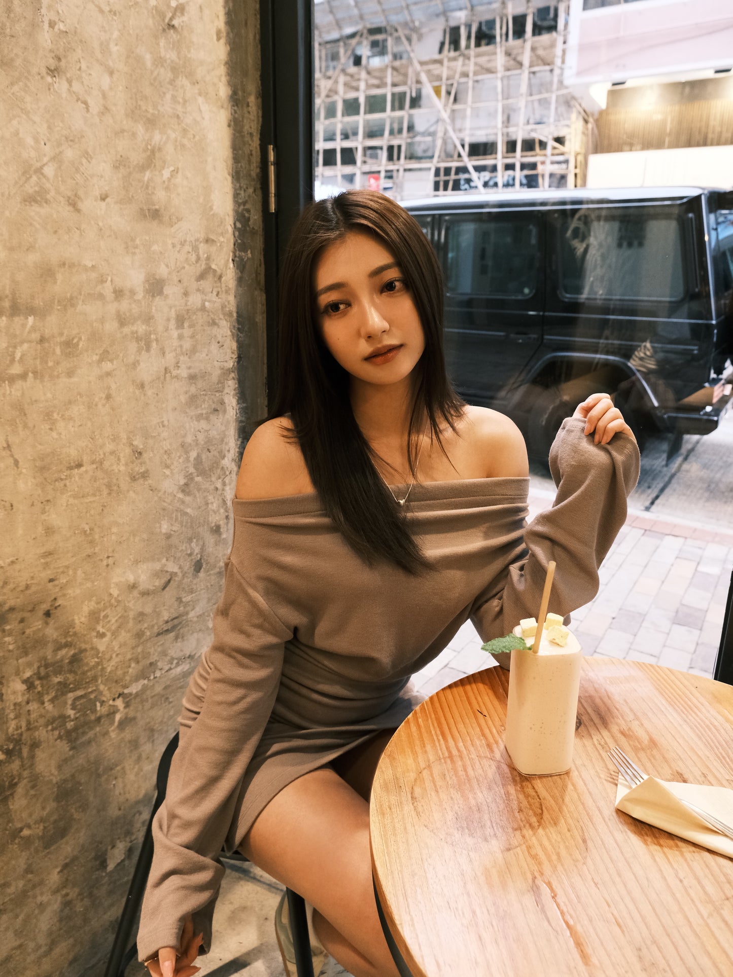 【 Christmas 額外8折🎅🏻🎄】一字膊仙氣十足顯瘦OPS!!