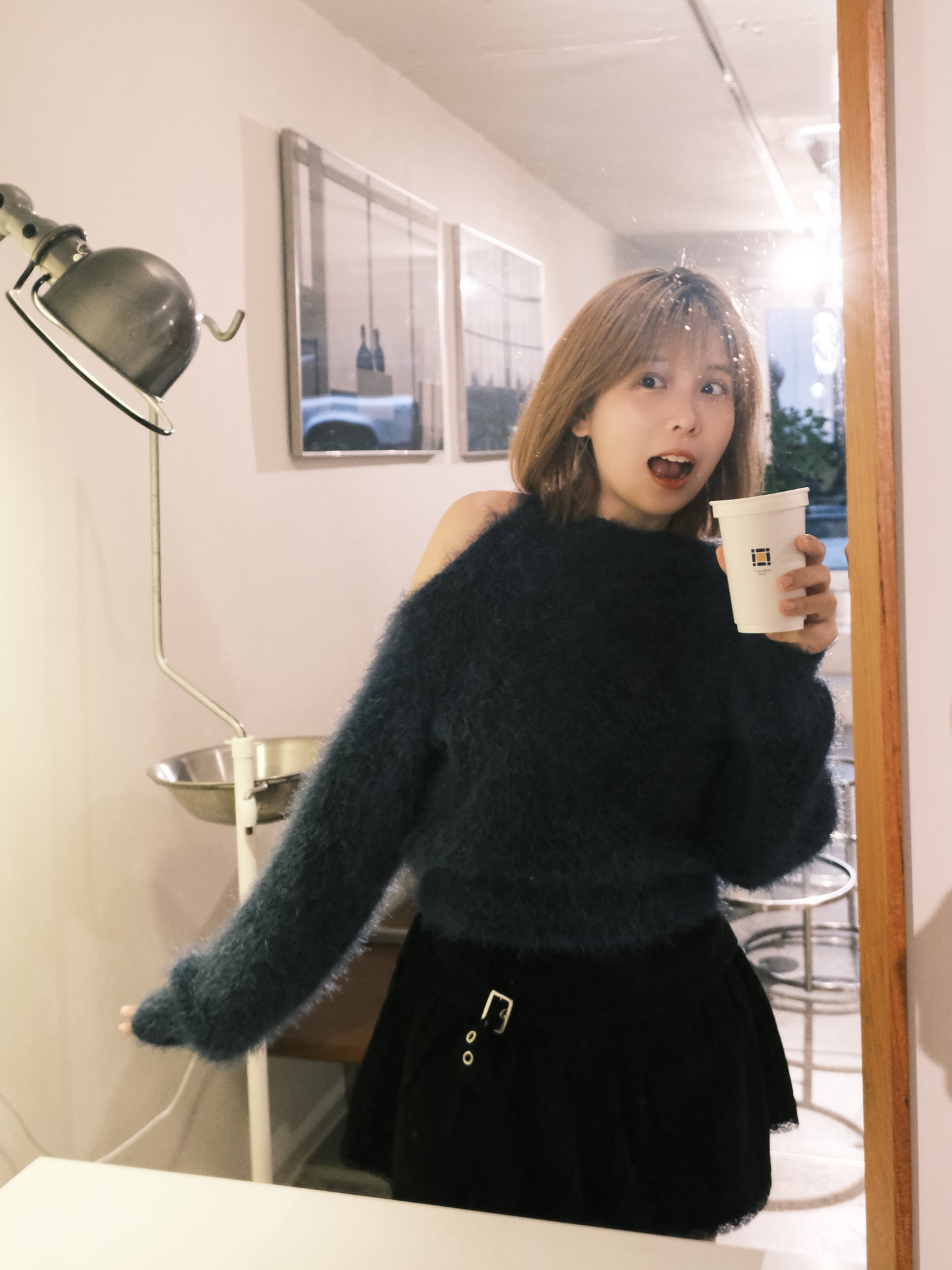 【 秋冬comeback 】馬海毛迷必入！超美露單肩馬海毛上衣