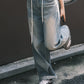 綁繩經典復古Jeans