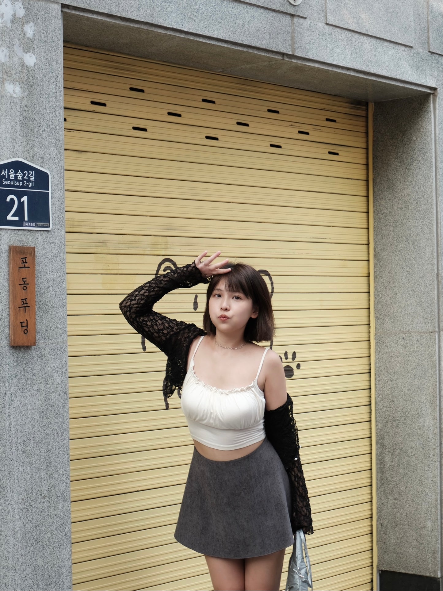 肩帶可調性感可愛泡泡感花邊Bra Top