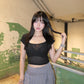 【New Arrivals】my pick!! 芭蕾風簡約百搭顯瘦短裙