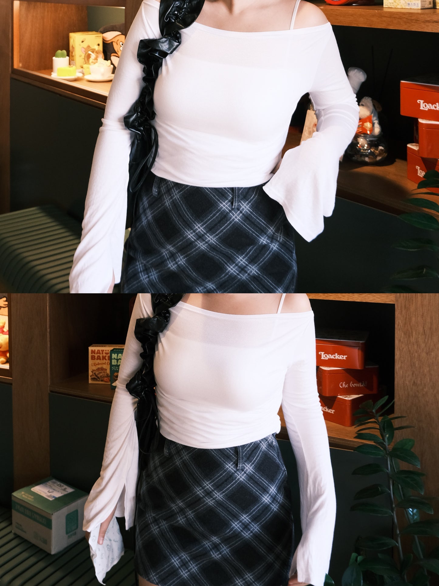 【 秋冬comeback 】雲感超柔軟親膚喇叭袖上衣