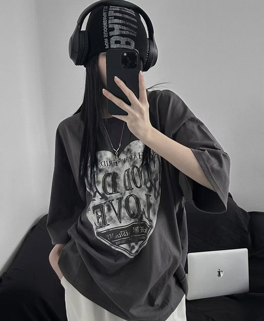 【PRE ORDER】oversized~ 大心心Tee