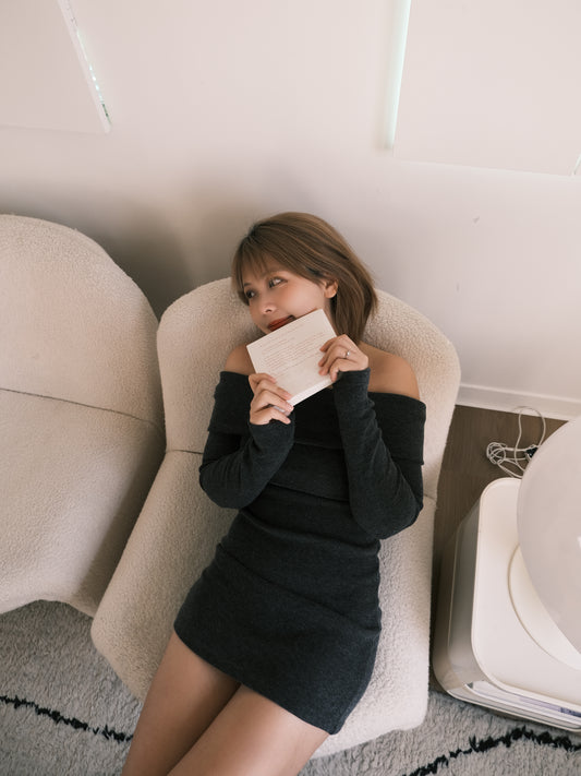 【 Christmas 額外8折🎅🏻🎄】小個子友好!! 靚cutting反領一字膊OPS