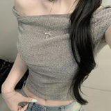 〖暑假團〗簡約特別色✨單肩上衣