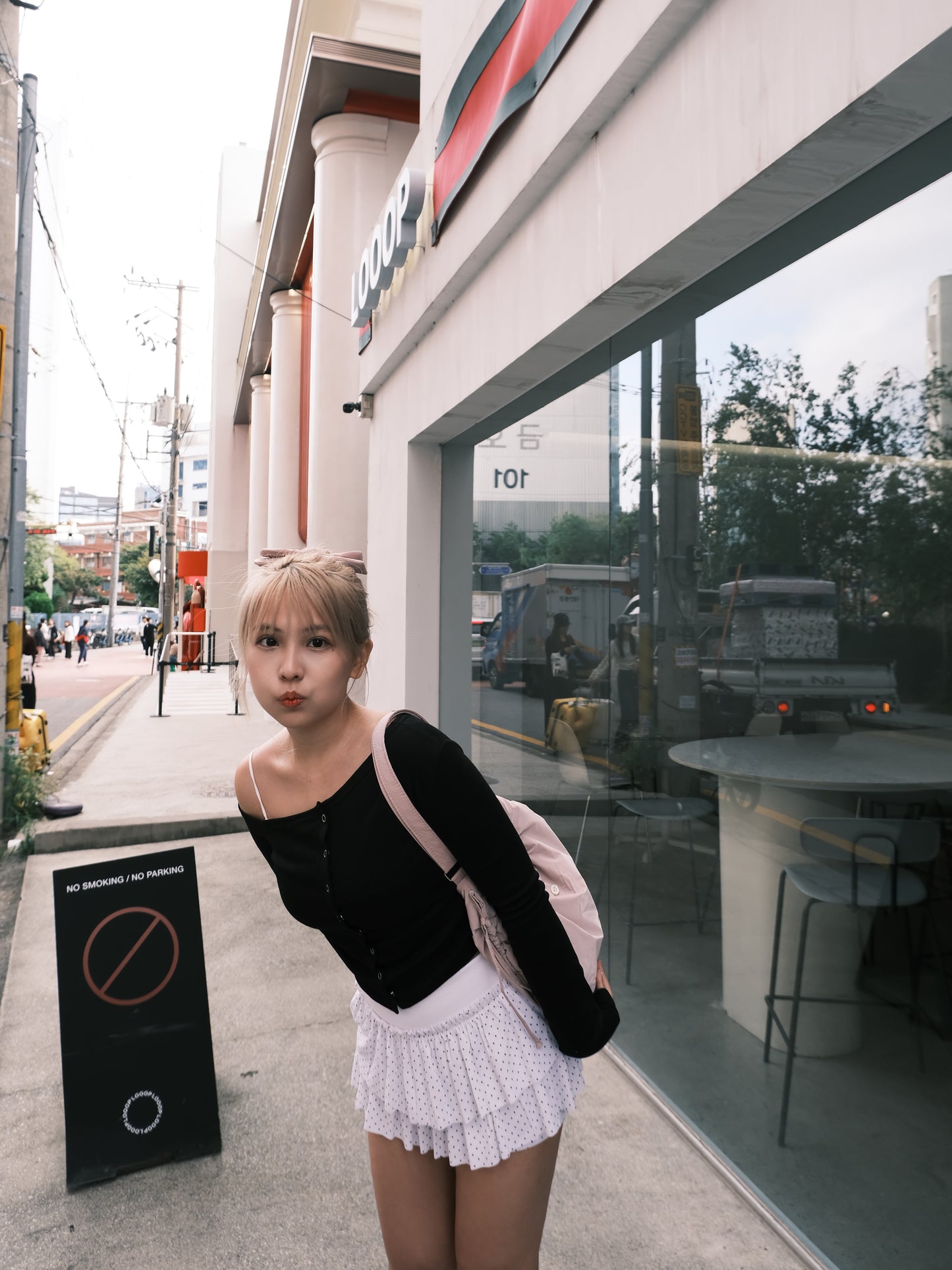 ‹KR 19› 波點qq彈性迷你蛋糕裙褲