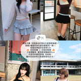 必須包色+1 !!棉質百搭蛋糕小短裙 內有打底褲 ‹2色入›