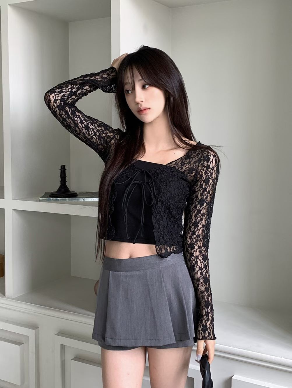 〖慶祝新網站〗 Lace透視造型外搭 ‹4色入›
