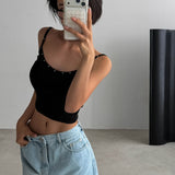 〖暑假團〗釘釘圓領短身露背Bra Top