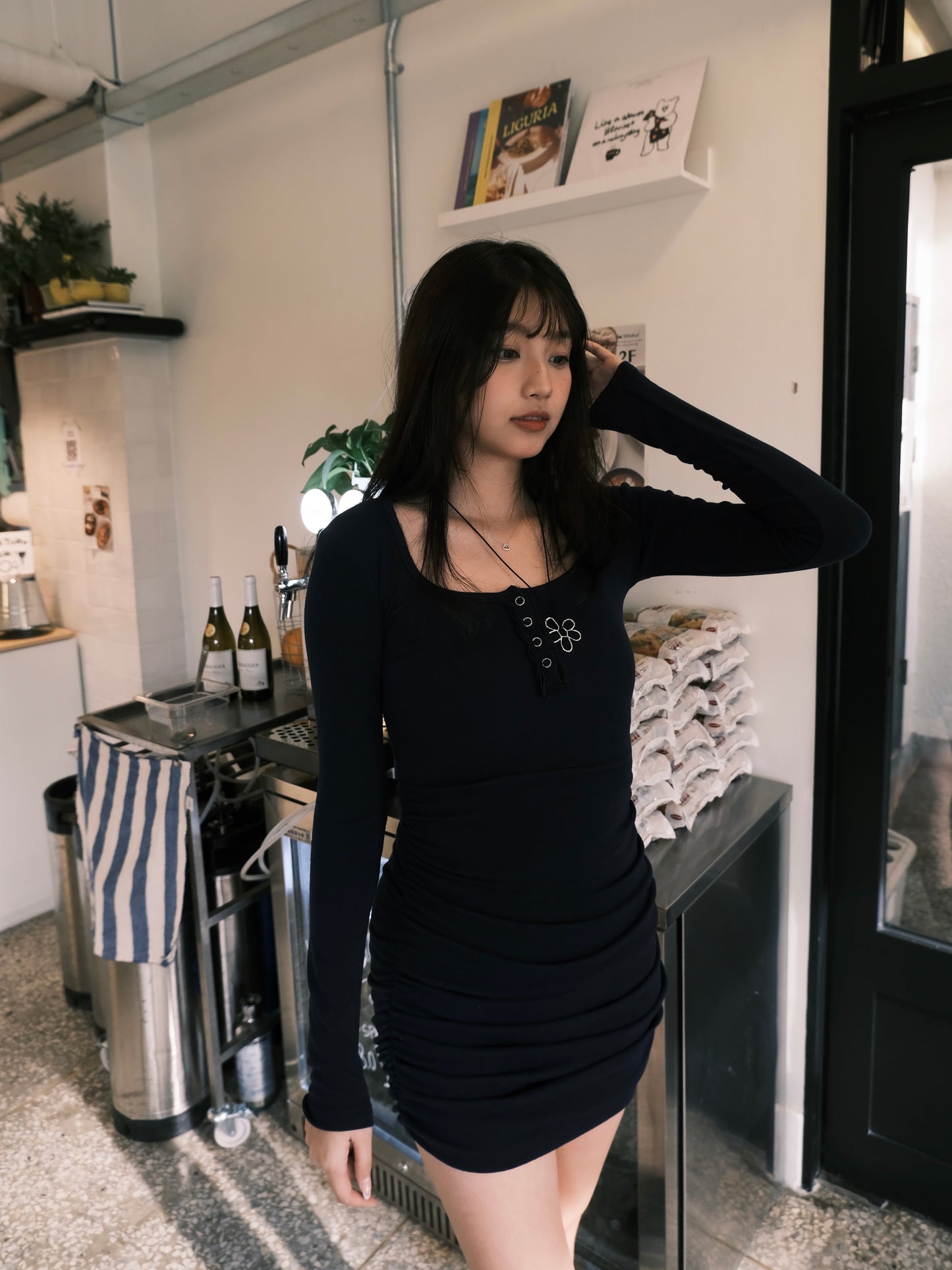 ‹KR 19› 內有微毛毛底 貼身啪鈕性感OPS!!